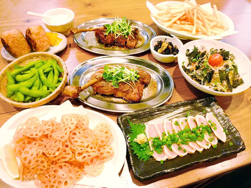 親雛コースの料理一例